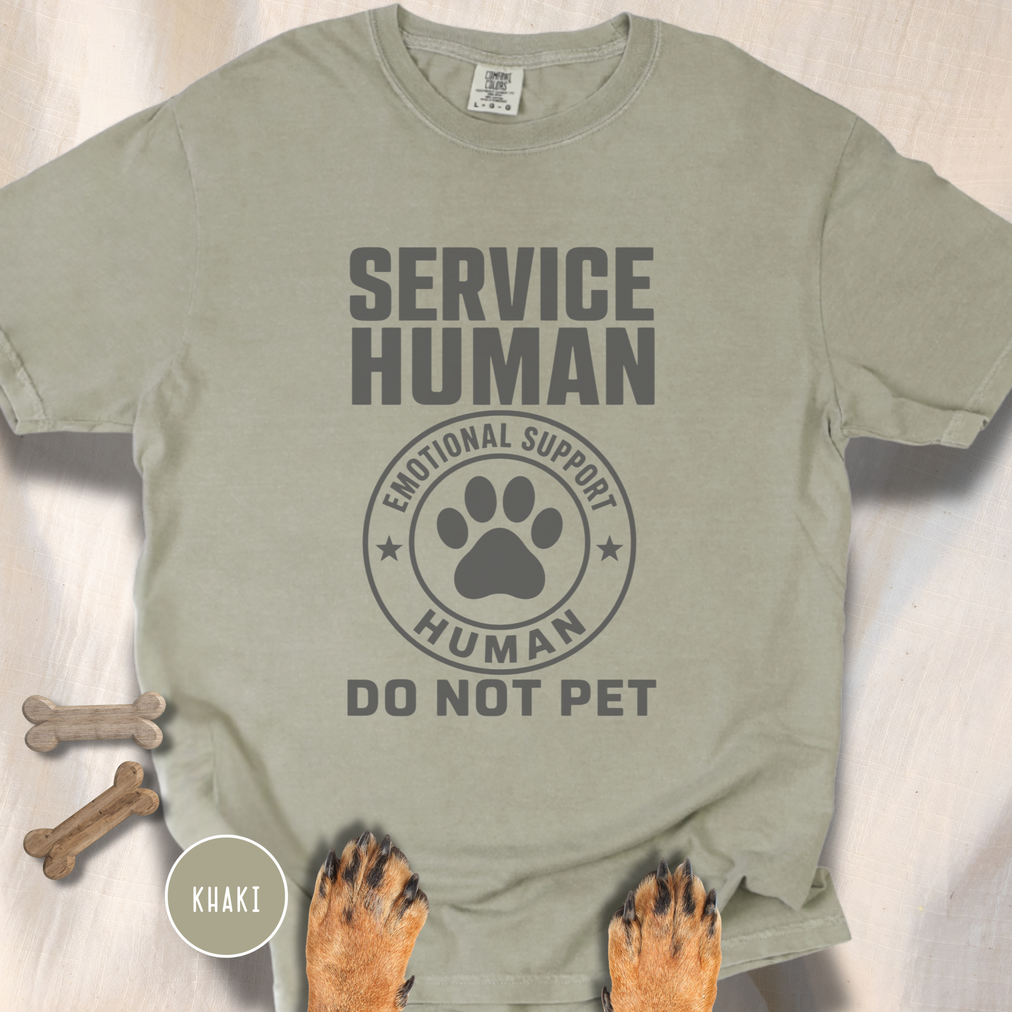 Service Human Do Not Pet T-shirt