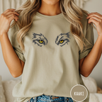 Golden Eyes of the Grey Wolf  T-Shirt