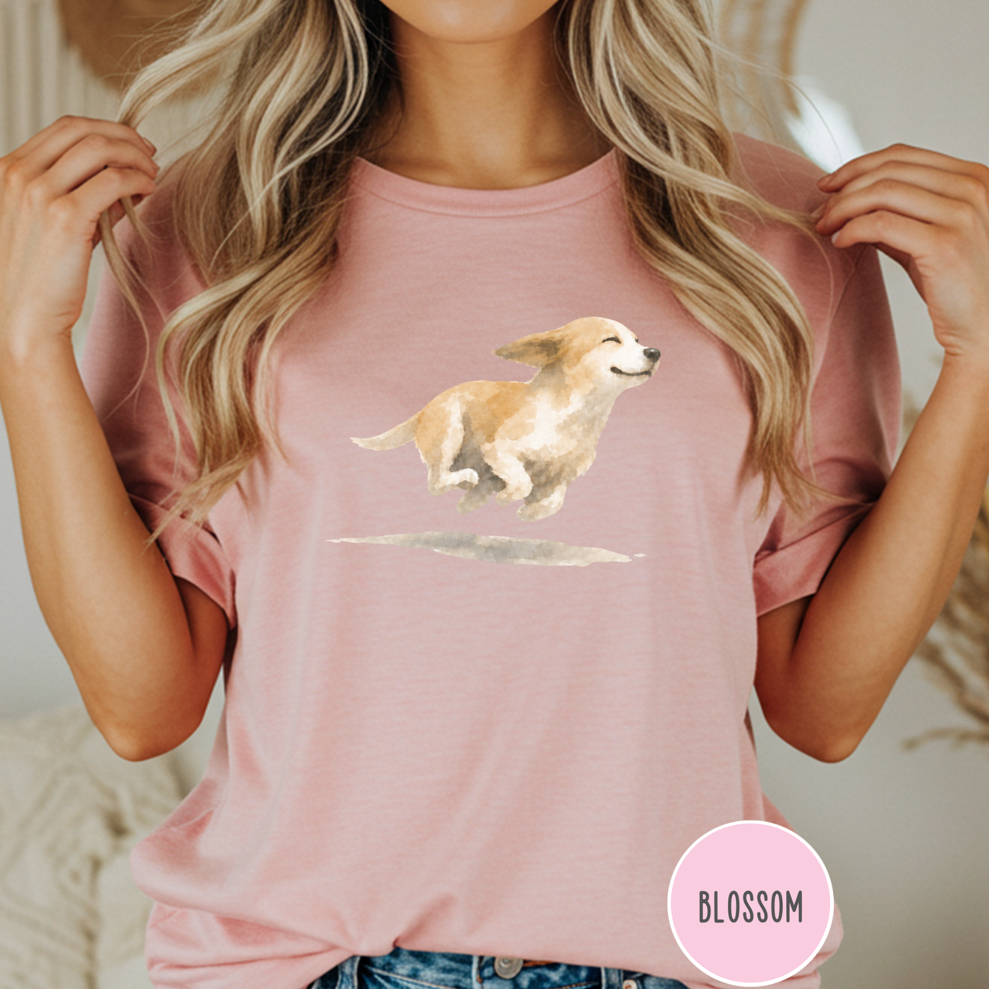 Dog Zoomies Watercolor T-Shirt