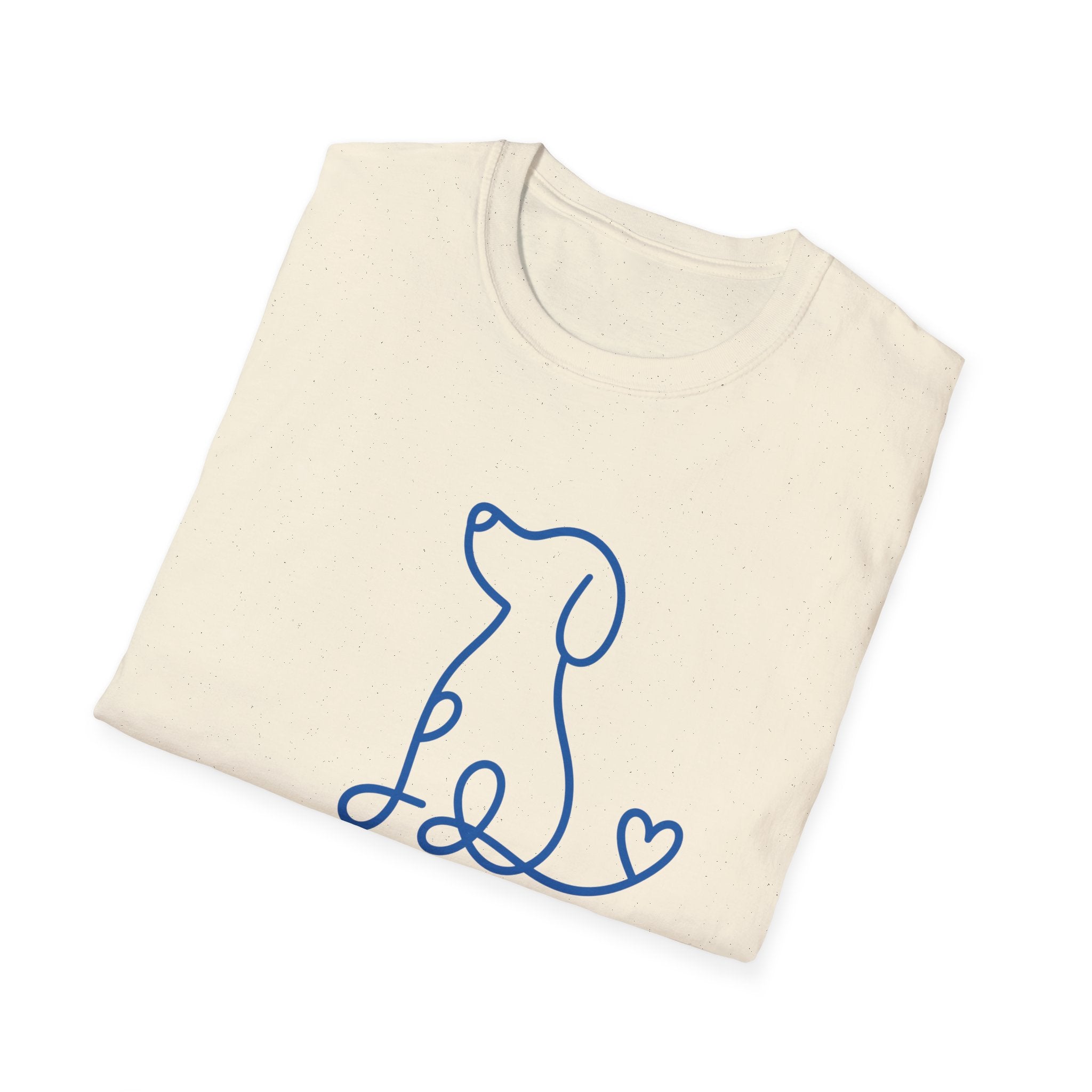 Doodle Dog-blue- T-shirt
