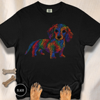 Scribble Dachshund T-shirt