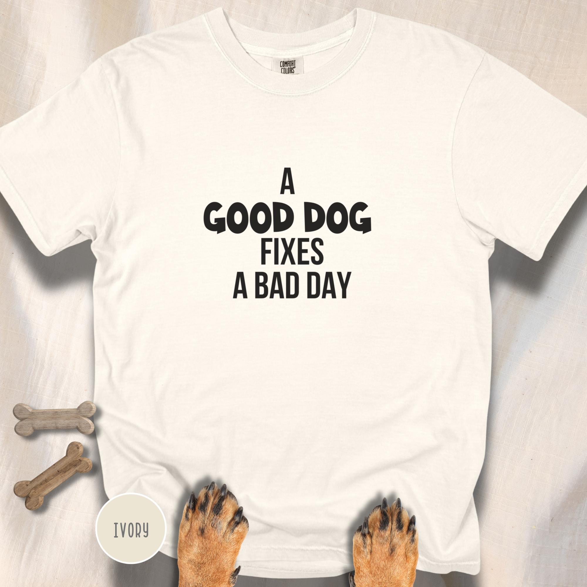 Good Dogs Fix Bad Days T-shirt