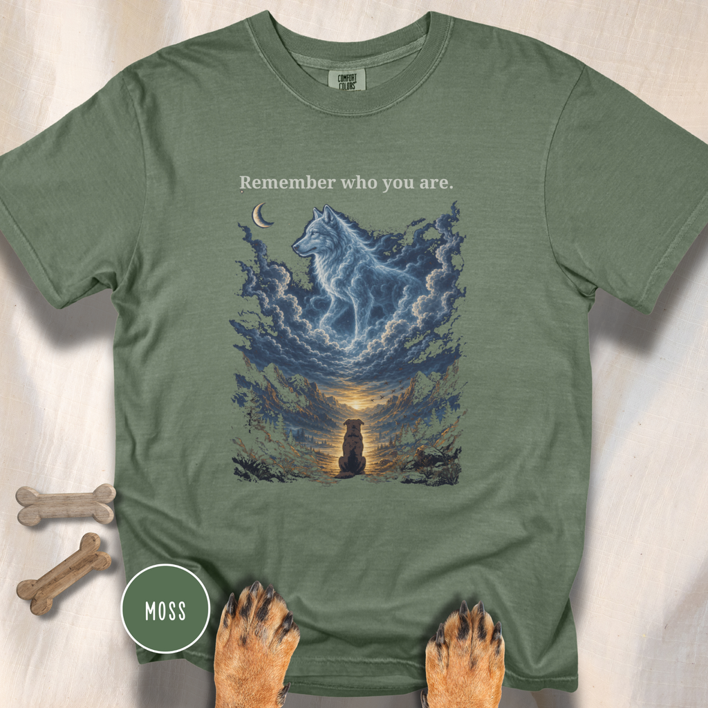 Remember Who You Are Wolf T-shirt