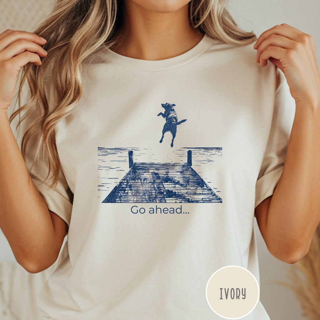 Go ahead...and Jump Dock Dog T-Shirt