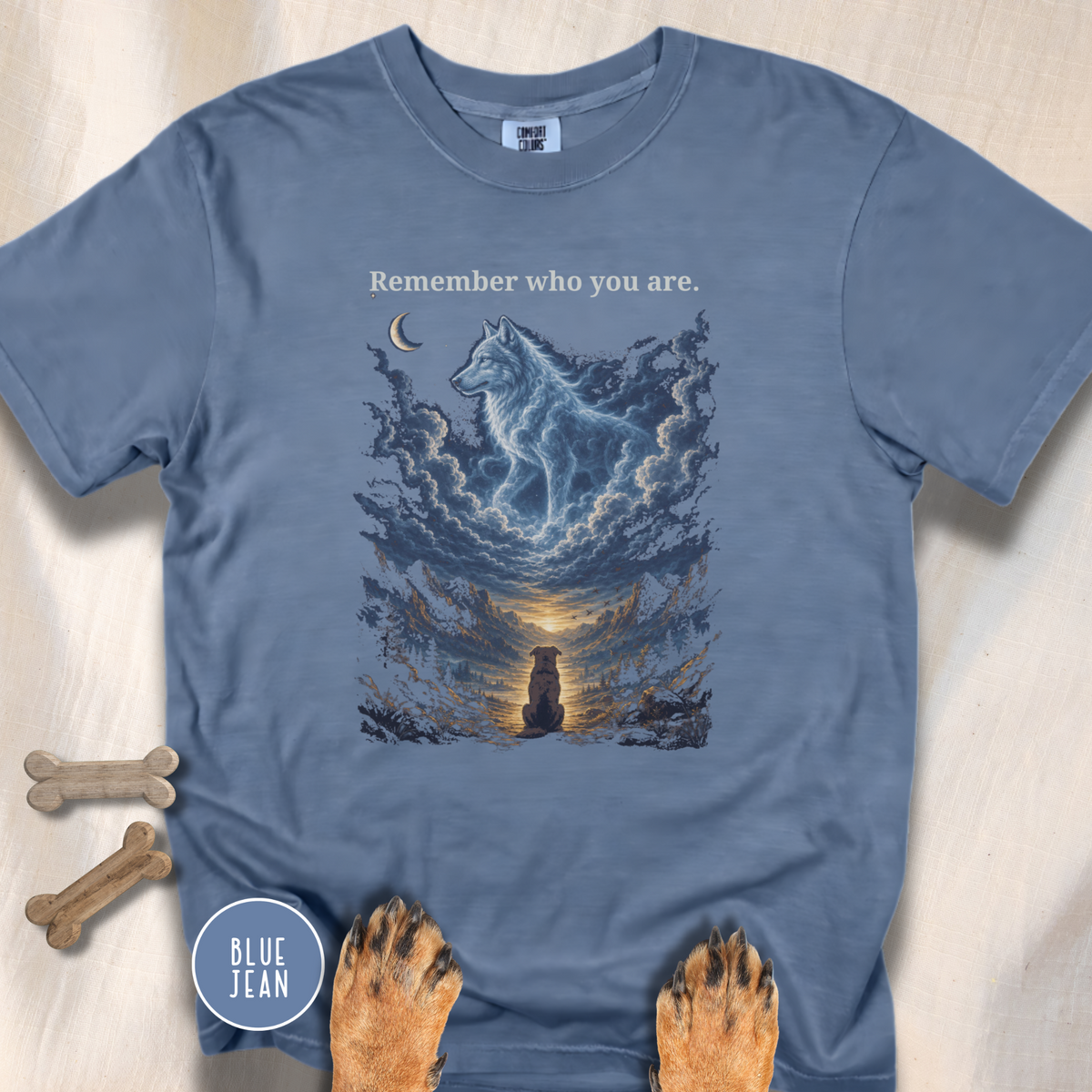 Remember Who You Are Wolf T-shirt