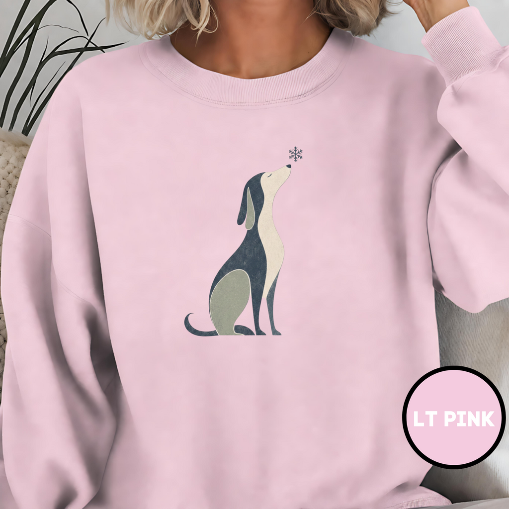 When the Snow Flies Dog T-shirt