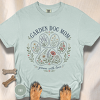 Garden Dog Mom Paw Print T-shirt