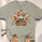 Fall in New England Dog Paw T-shirt