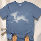 Running Dog Optical Art T-shirt