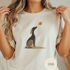 A Dog in Autumn T-shirt