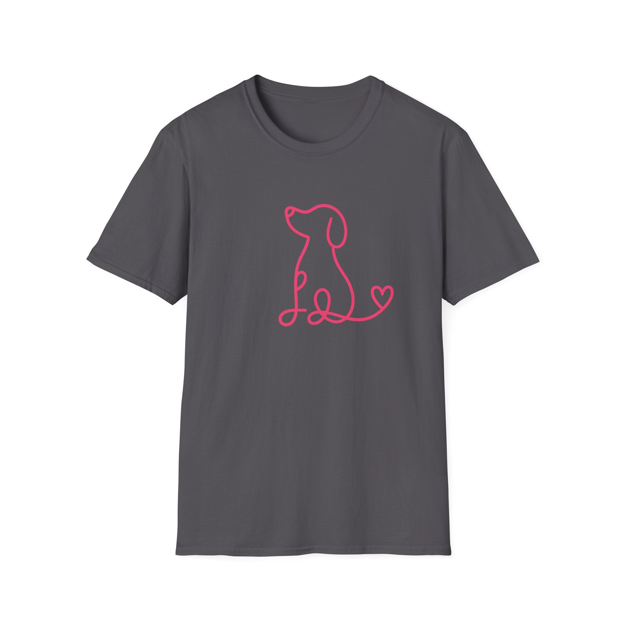Doodle Dog-pink- T-shirt