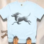 Running Dog Optical Art T-shirt