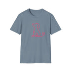 Doodle Dog-pink- T-shirt