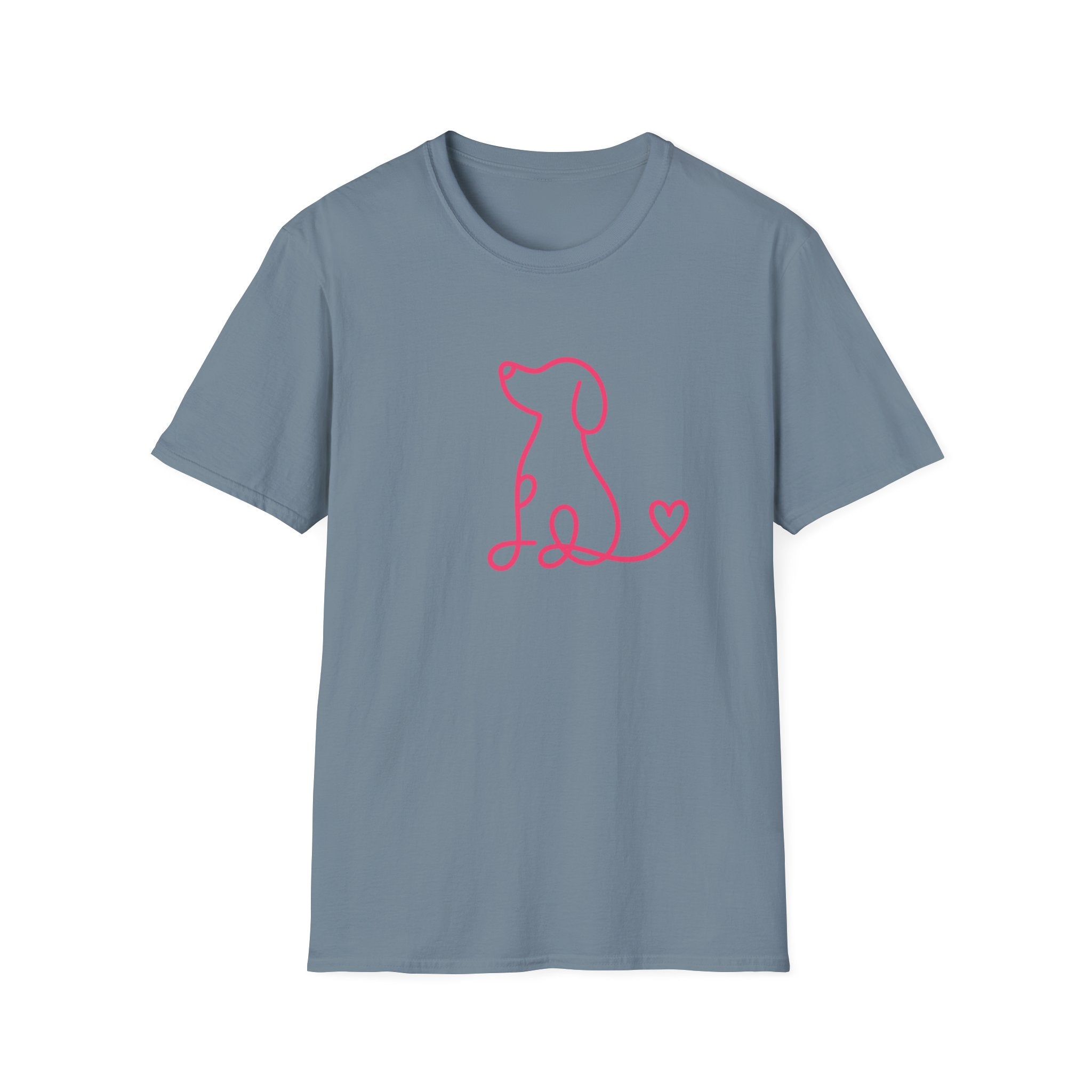 Doodle Dog-pink- T-shirt