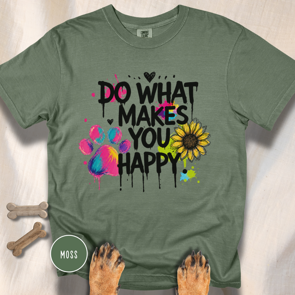 Do What Makes You Happy Sunflower T-shirt