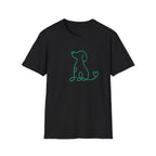 Doodle Dog-green- T-shirt