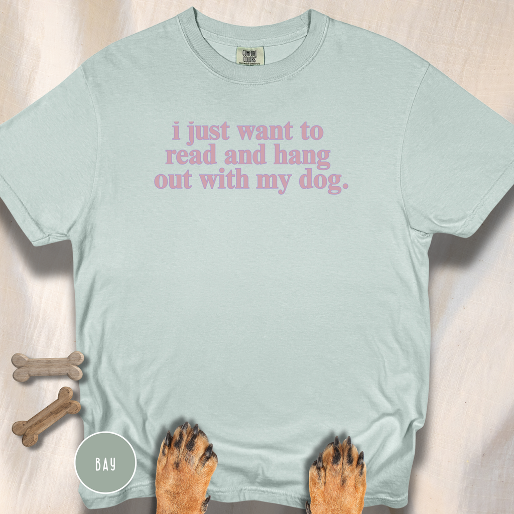 I Just Want to Read and Hang T-shirt