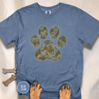 Paws in the Marsh Dog Paw T-Shirt