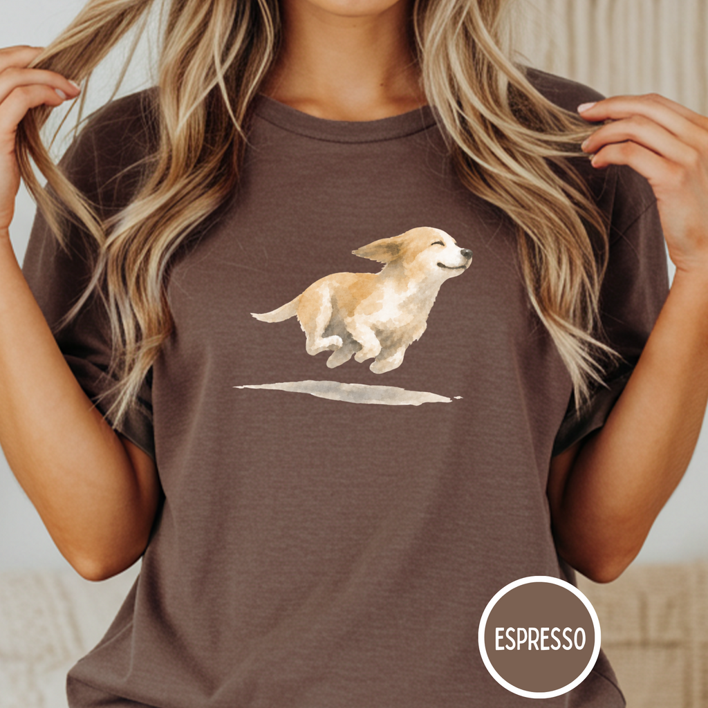 Dog Zoomies Watercolor T-Shirt