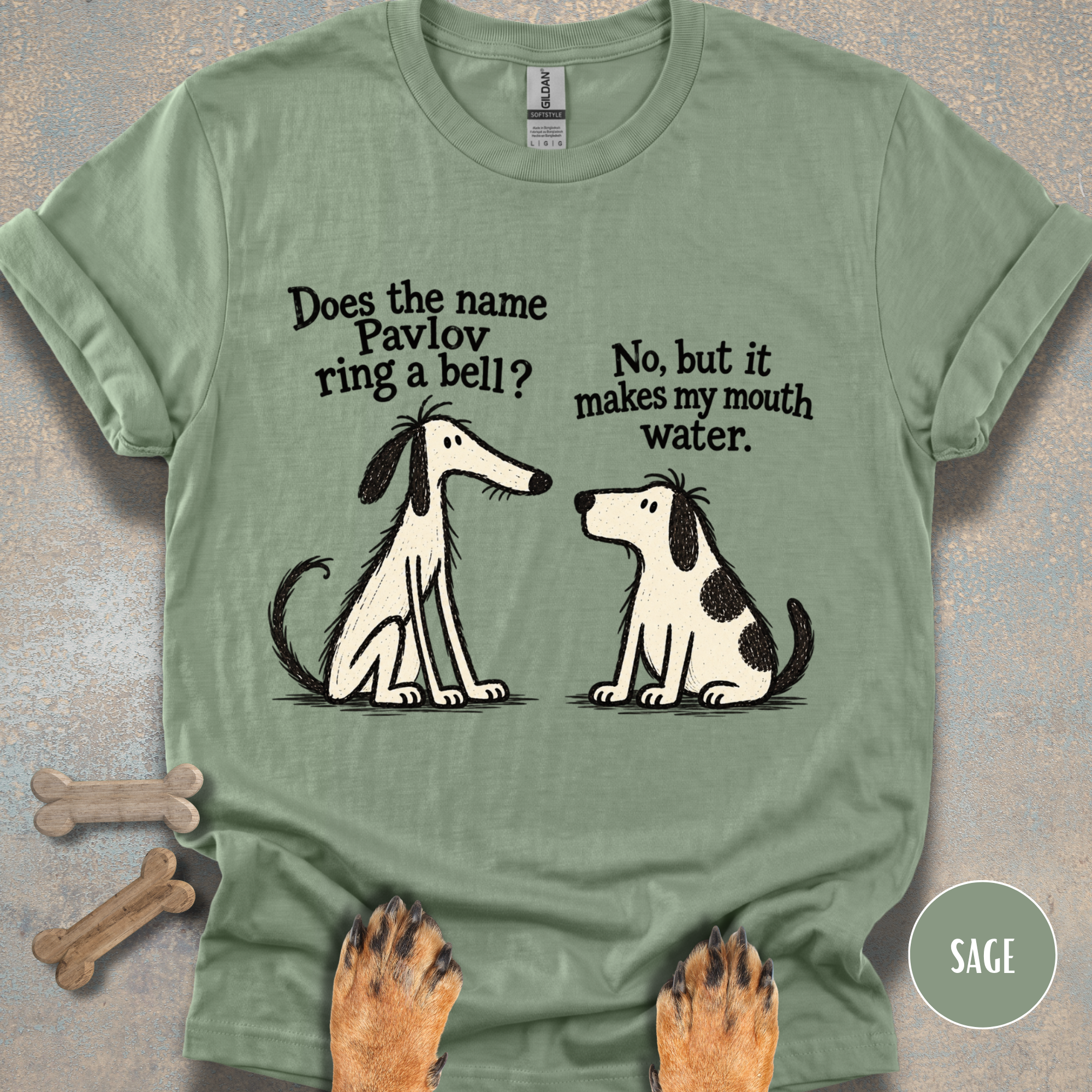 Dogs Discuss Pavlov T-shirt