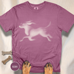 Running Dog Optical Art T-shirt