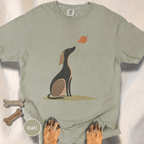 A Dog in Autumn T-shirt