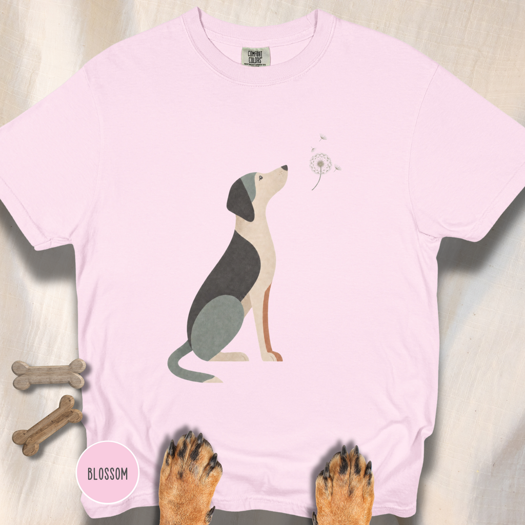 A Dog and a Dandelion T-shirt