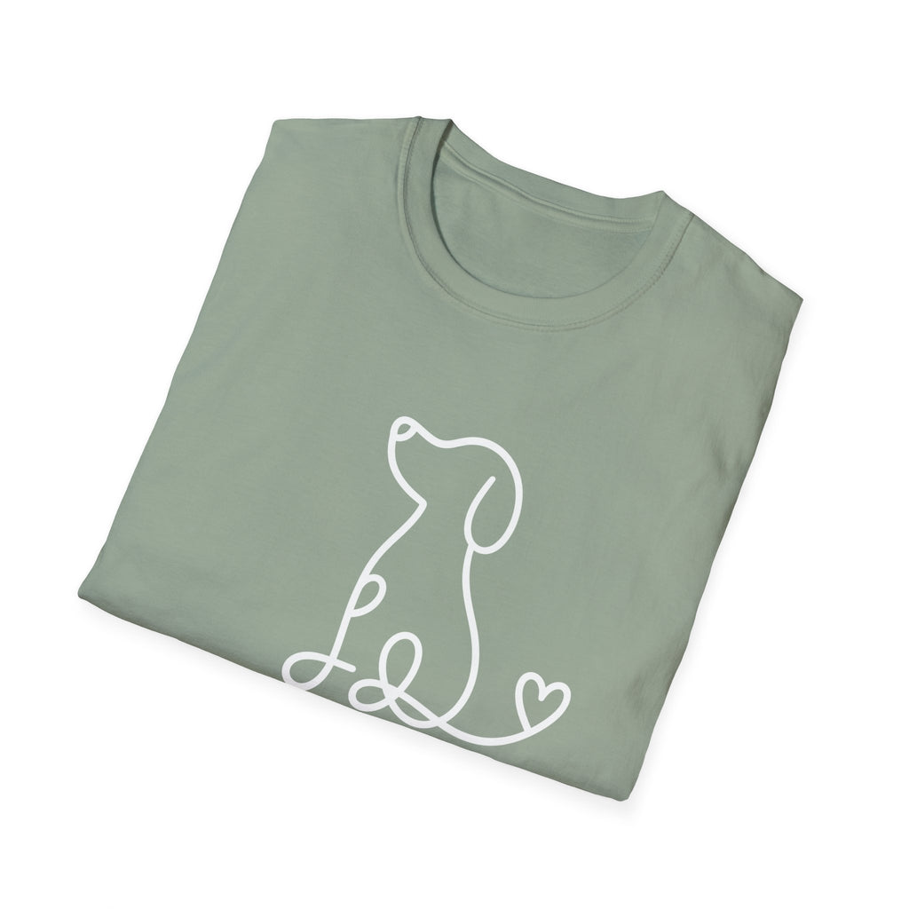 Doodle Dog-white- T-shirt