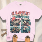 I Love All the Puppies T-shirt