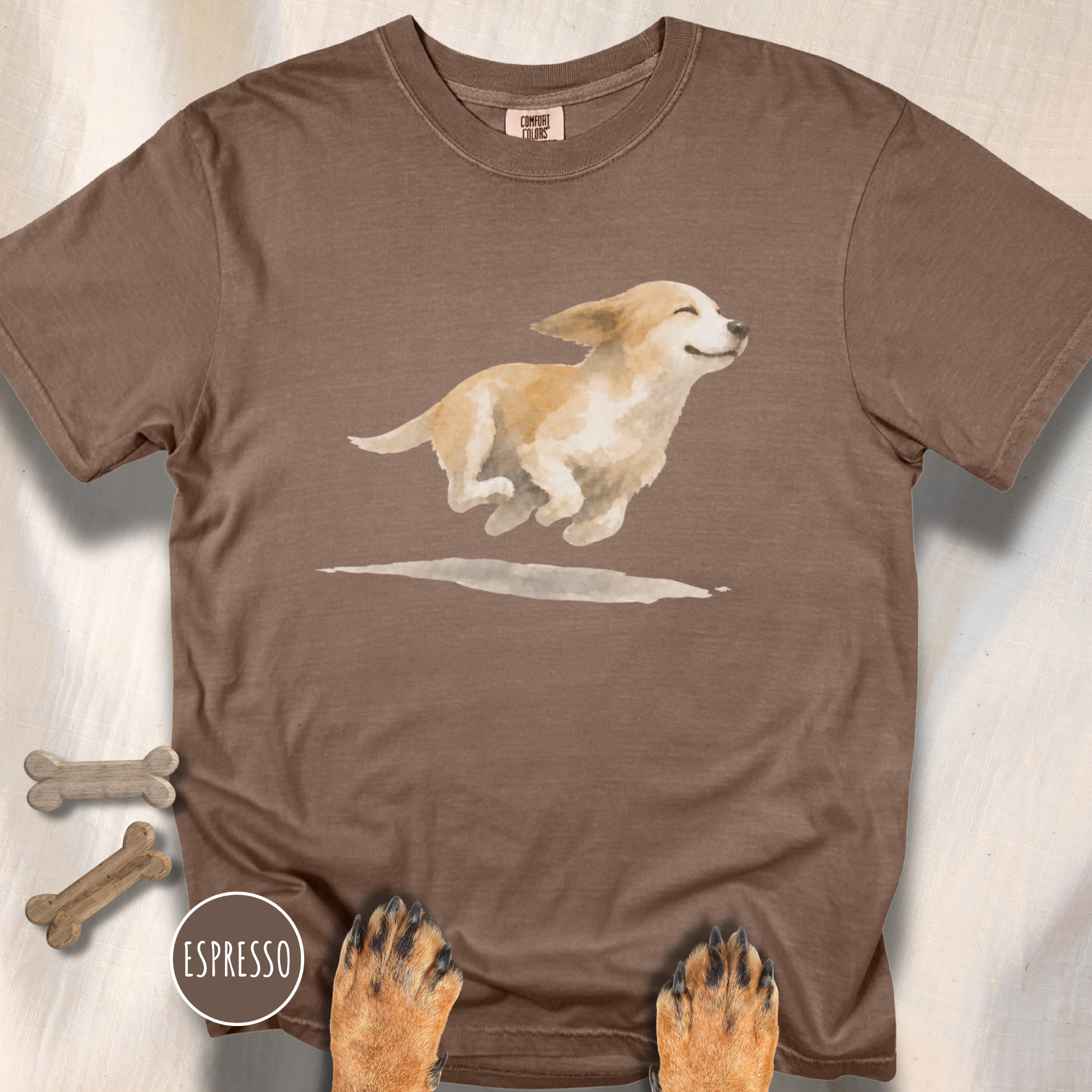 Dog Zoomies Watercolor T-Shirt