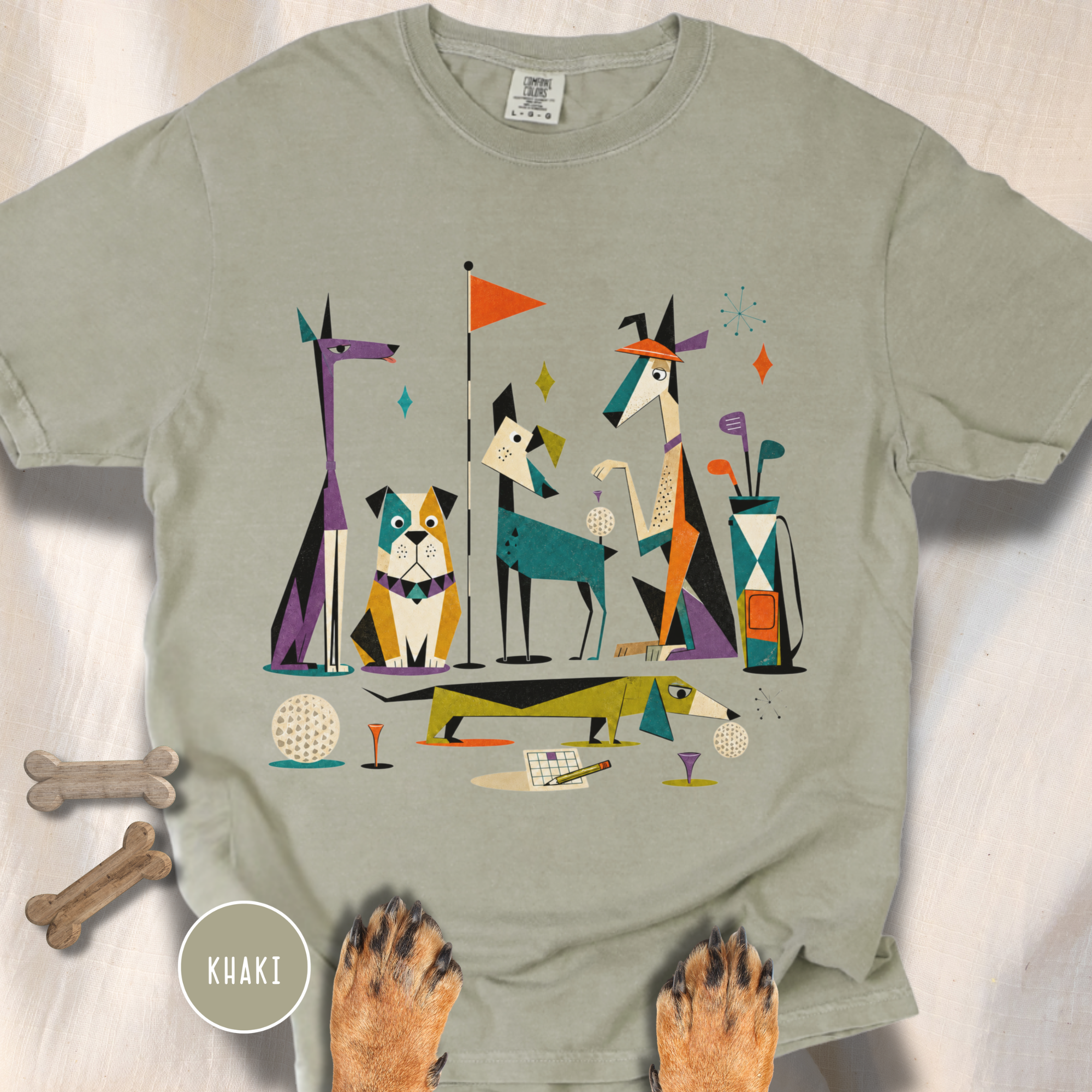 Atomic Dogs Hit the Greens T-shirt