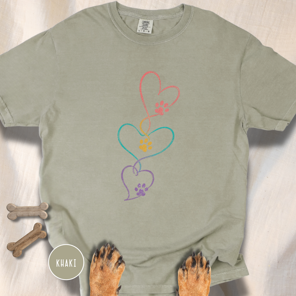 Heart Linked Paw T-shirt