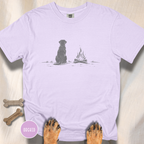 A Dog by the Campfire  T-Shirt