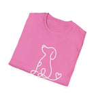 Doodle Dog-white- T-shirt