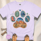 Western Desert Cowboy Paw Print T-Shirt
