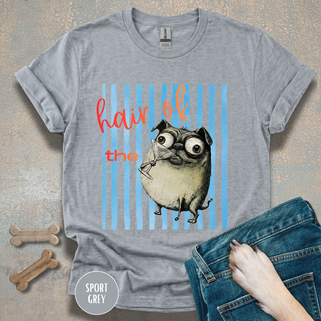 Hair of the Dog Pug Hangover T-Shirt