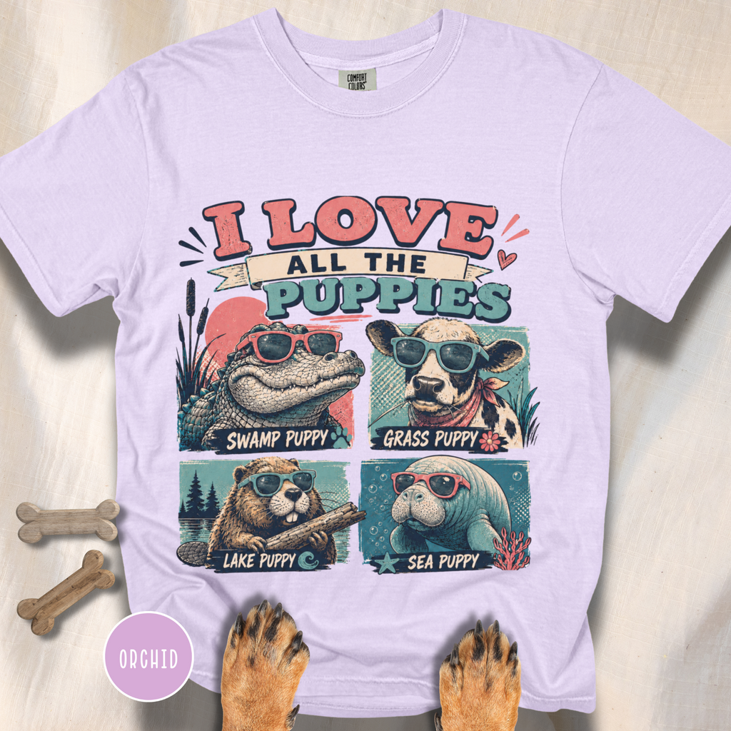 I Love All the Puppies T-shirt