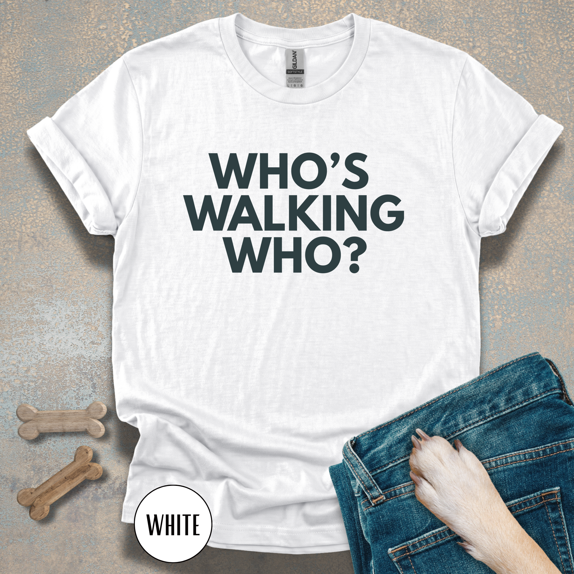 Who's Walking Who? T-shirt