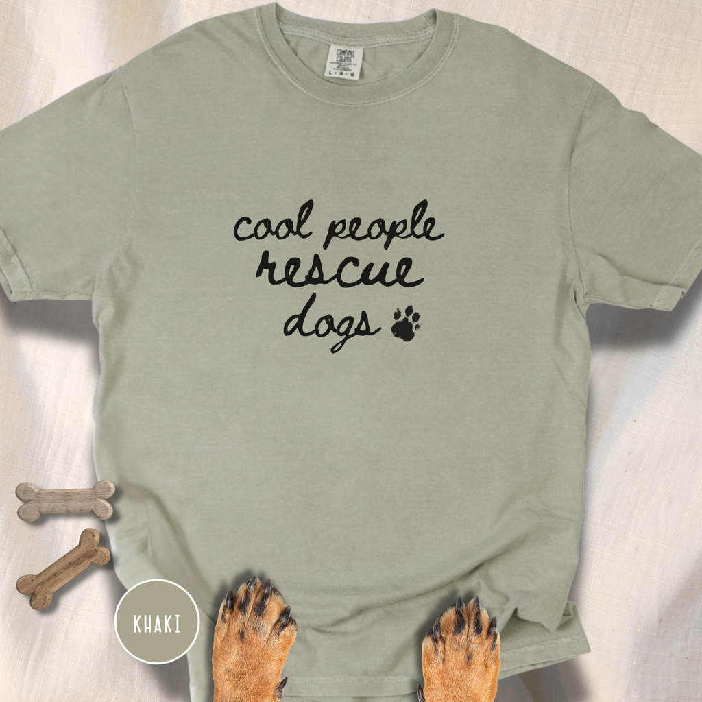 Cool People Rescue Dogs T-shirt