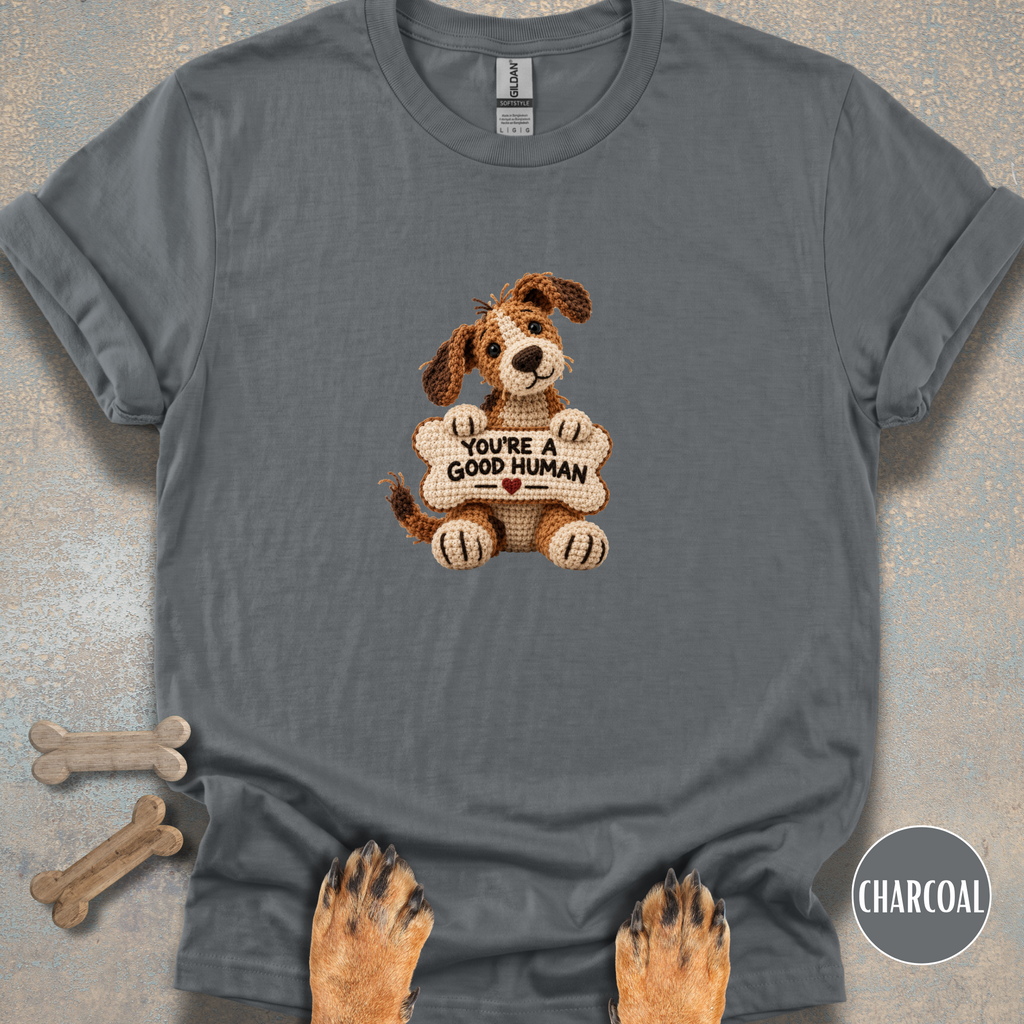 Positive Crochet Pup T-shirt