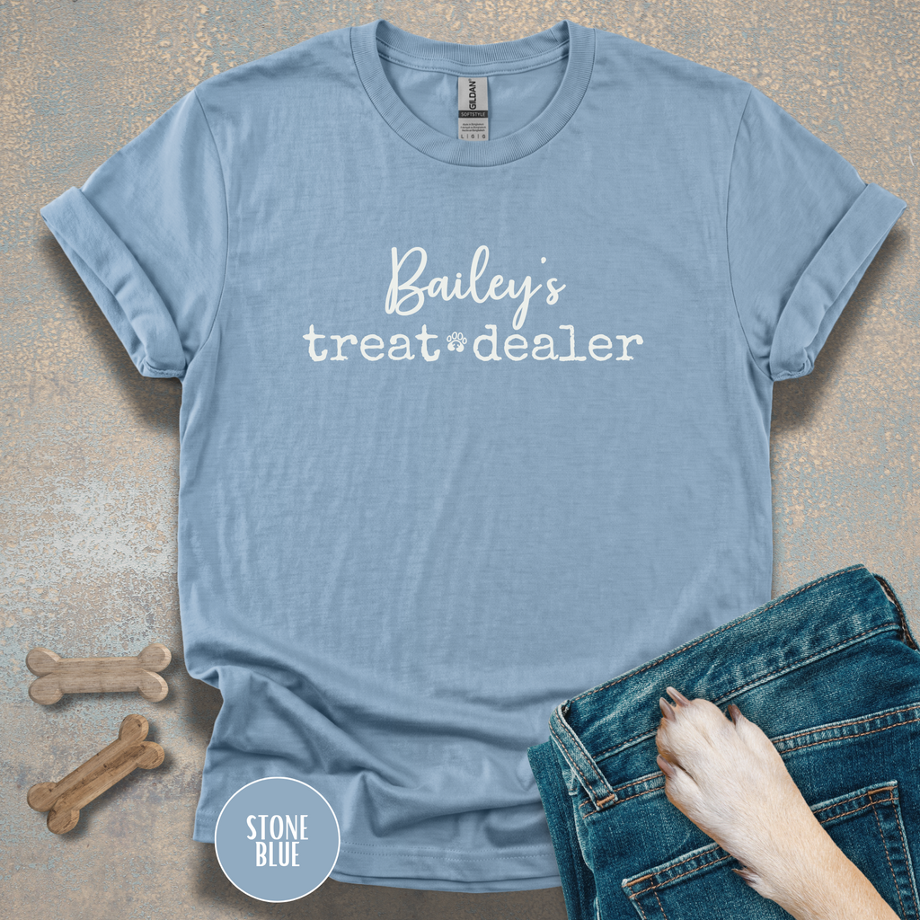 Personalized Treat Dealer Dog Lover T-shirt