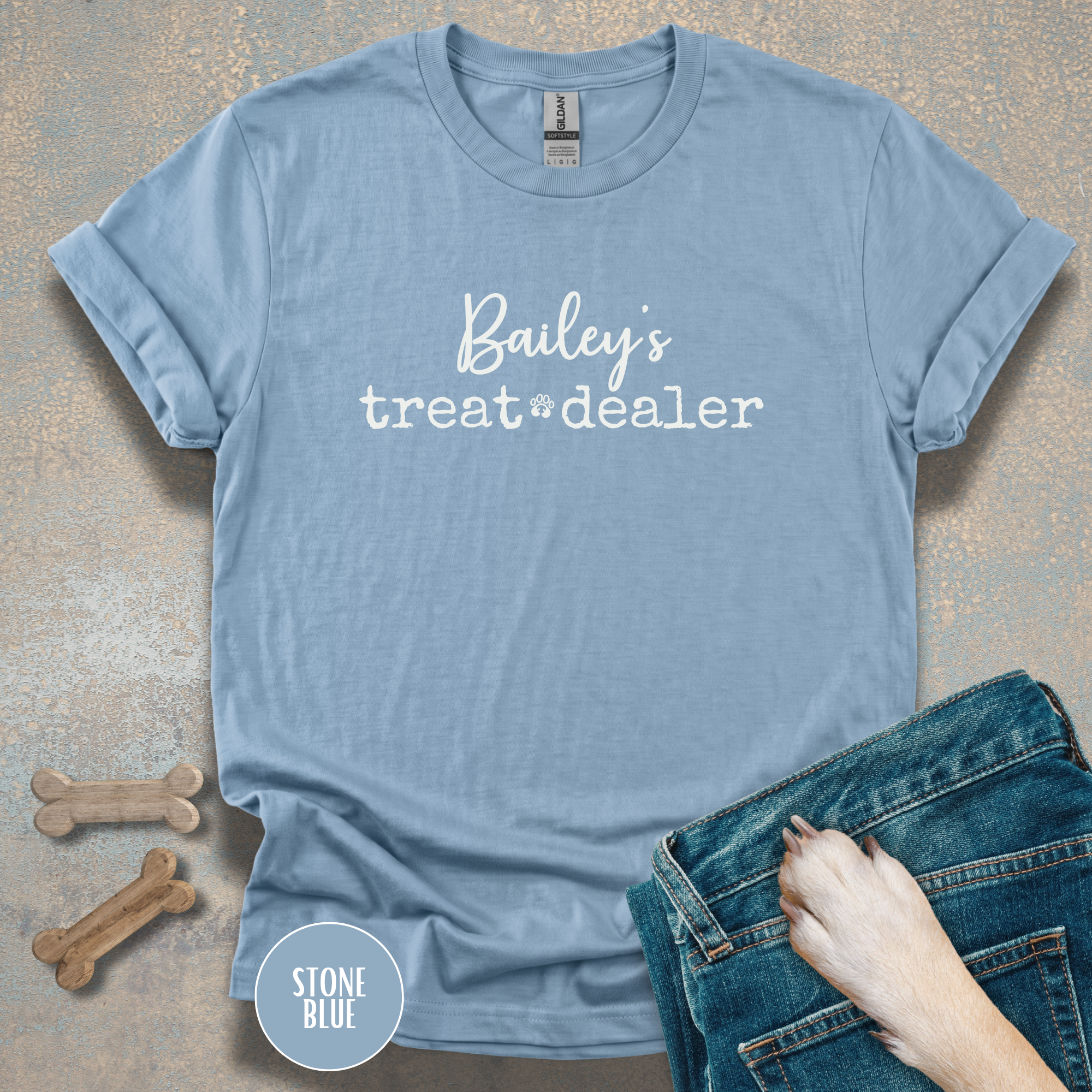 Personalized Treat Dealer Dog Lover T-shirt