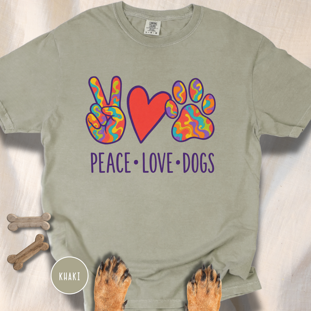Peace Love Dogs T-shirt