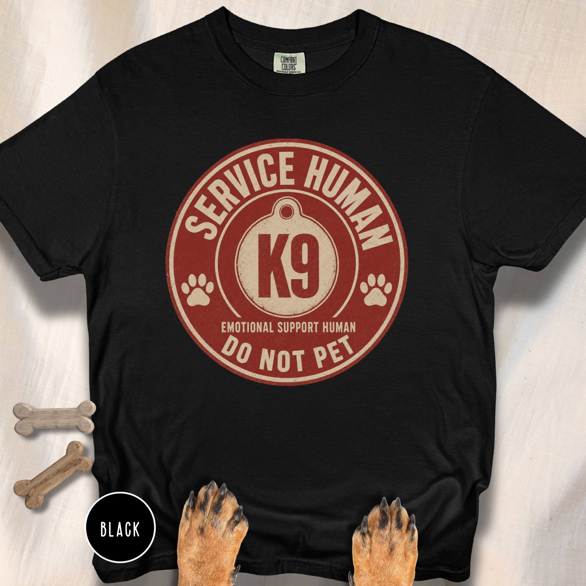 Service Human Do Not Pet  T-shirt
