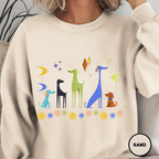 Retro Atomic Dogs Crewneck Sweatshirt