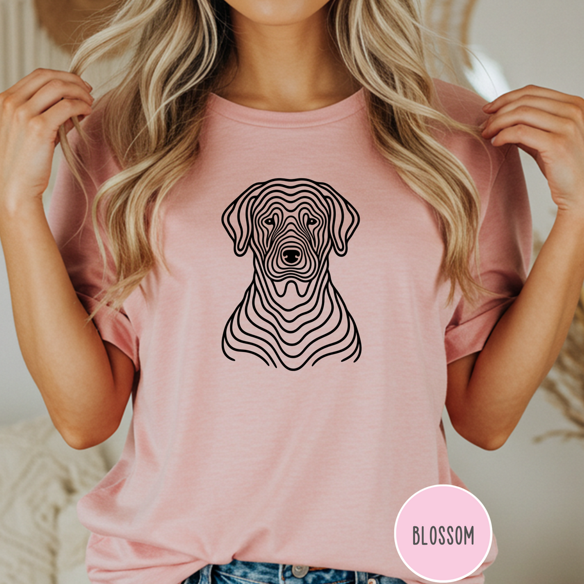 'Sup Pup Optical Art T-shirt