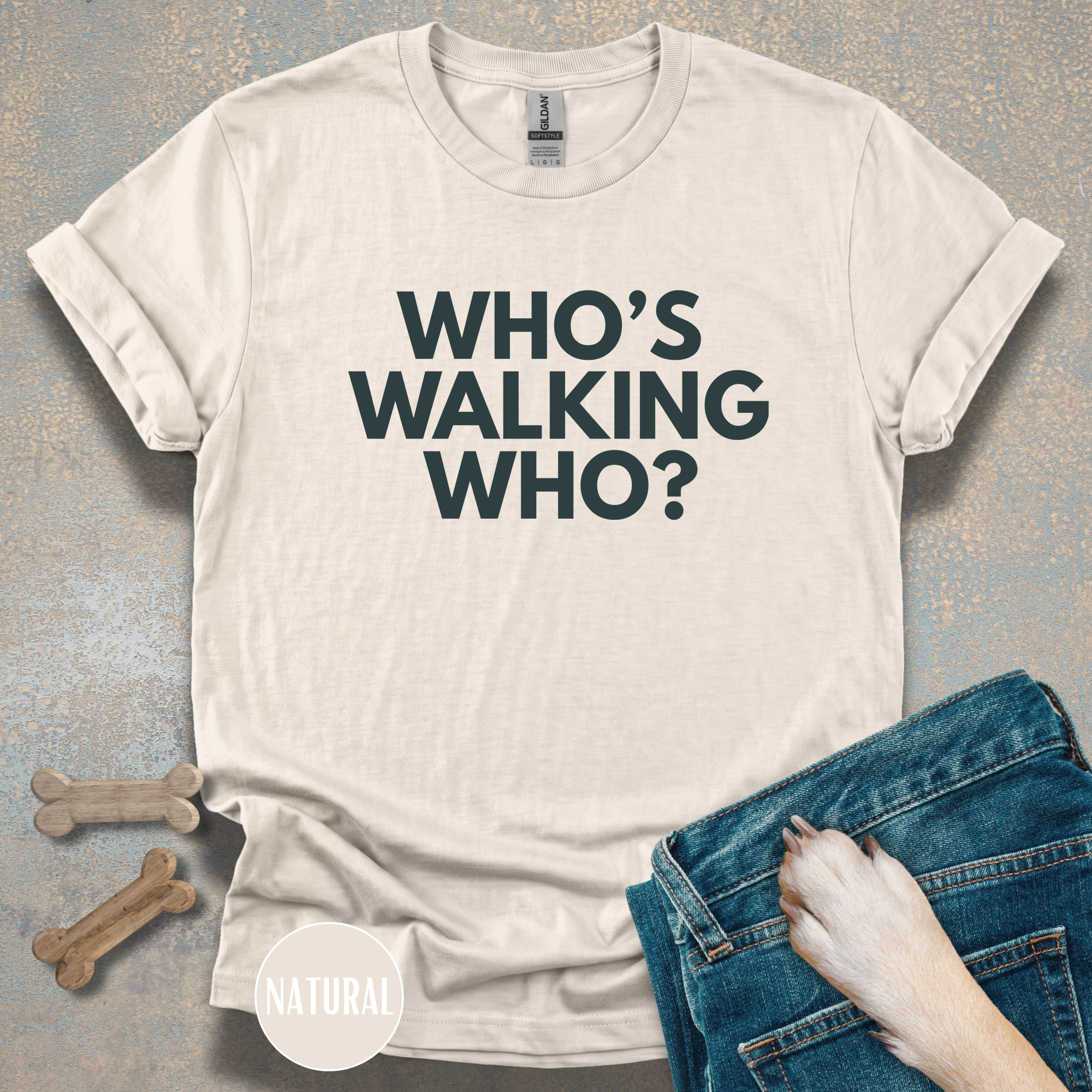 Who's Walking Who? T-shirt
