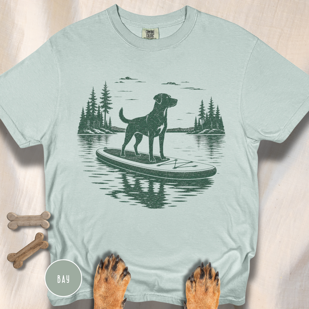 Paddleboard Dog  T-shirt