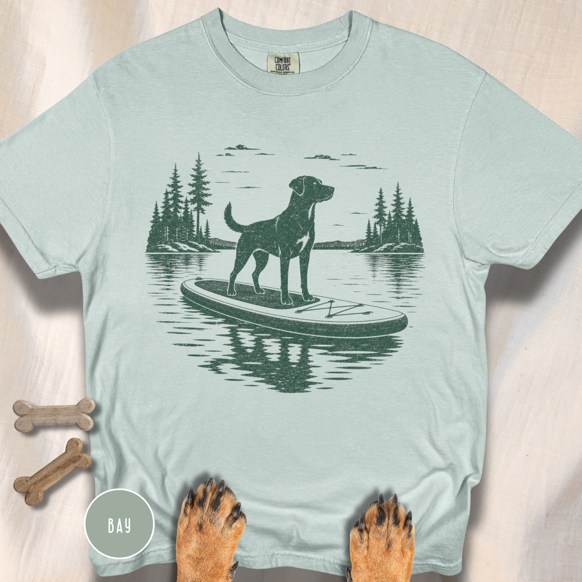 Paddleboard Dog  T-shirt