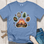 Adventure Buddy Dog Paw Comfort Colors T-Shirt